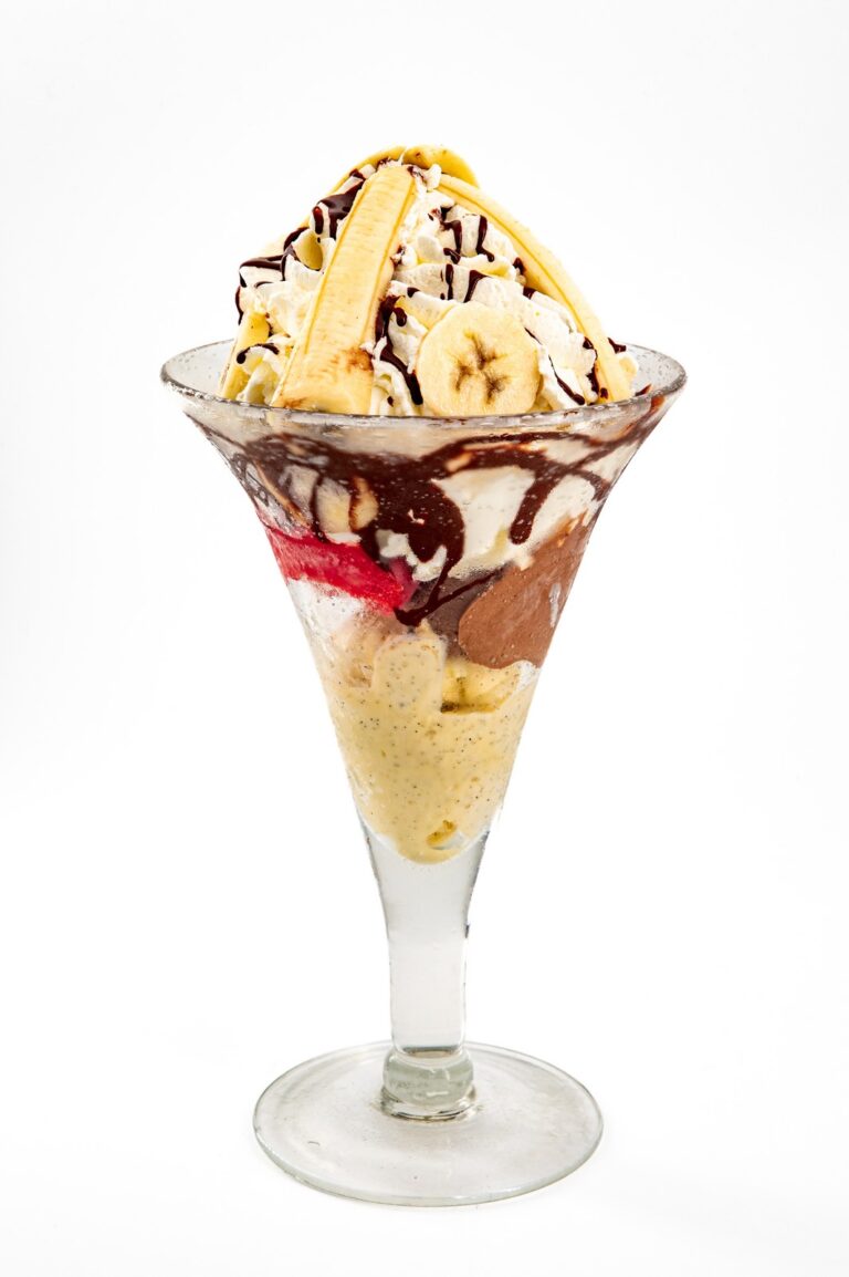 Gaufre Banana split