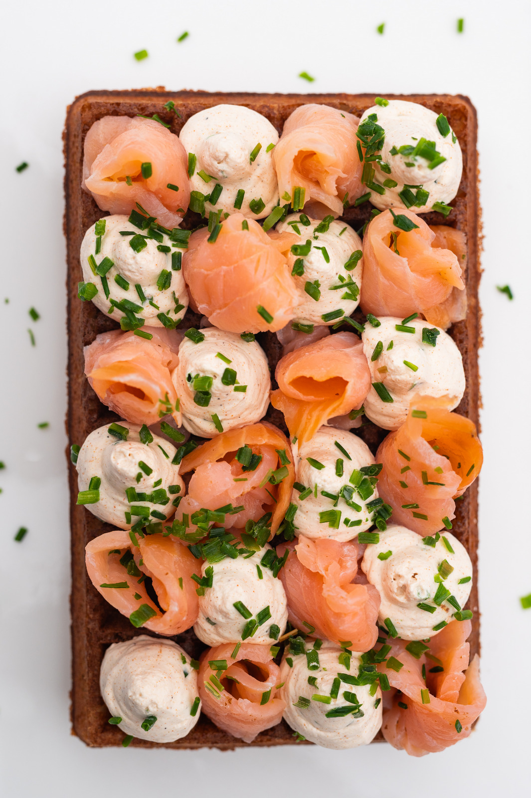 Gaufre Océane au saumon